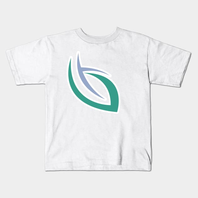 Logo of green leaf ecology nature element vector icon. Leaf logo template vector icon design. Kids T-Shirt by AlviStudio